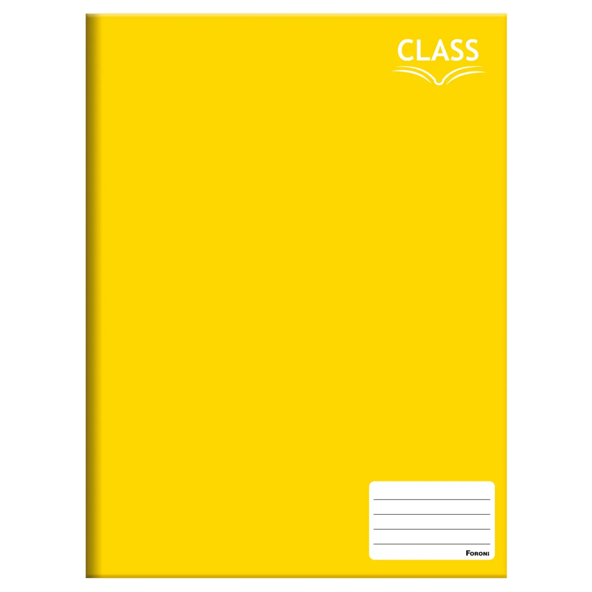 Caderno Brochura Peq. Class Amarelo 80 Fls. – Foroni