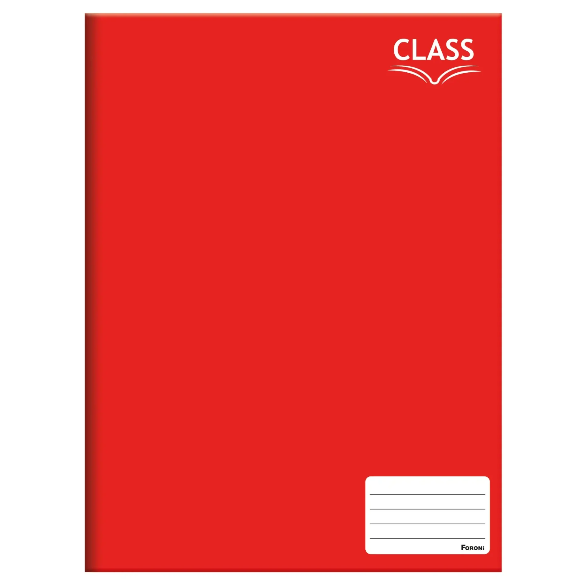 Caderno Brochura Peq. Class Vermelho 80 Fls. – Foroni