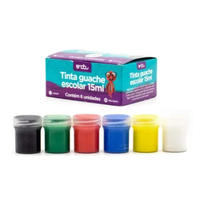 Tinta Guache 15 ml C/ 6 Cores - Onda