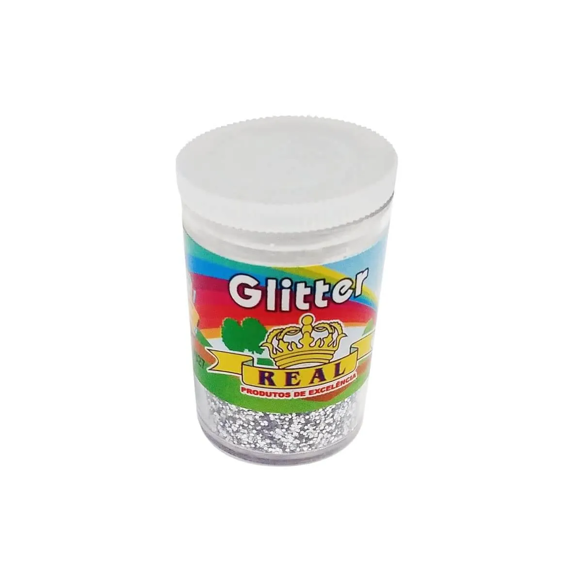 Pote De Glitter Prateado 3 G UN. - Real Seda