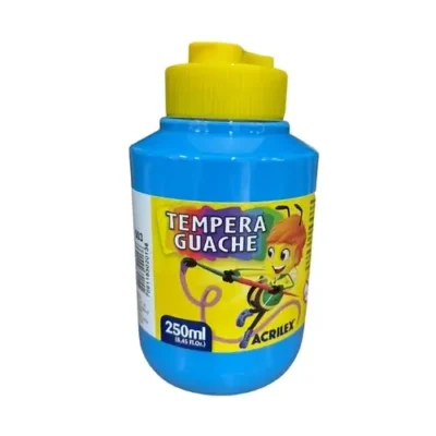 Tinta Guache  Azul Celeste 250ml - Acrilex