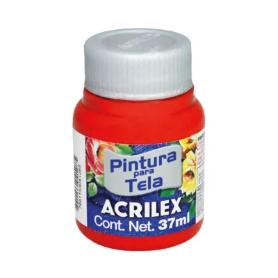 Tinta P/ Tecido Vermelho Escarlate 37 ml  - Acrilex