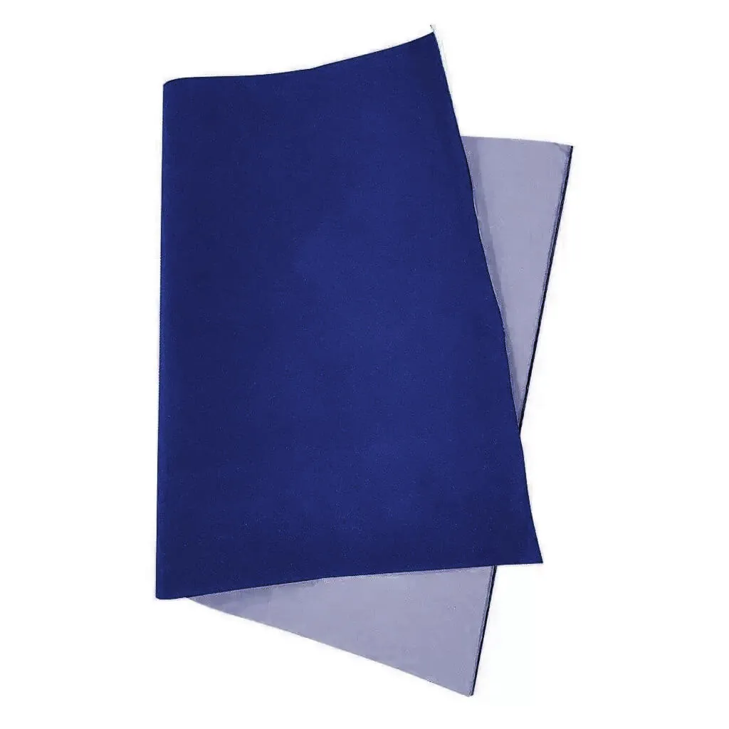Papel Camurça Azul Marinho 40 cm X  60 cm  - Vmp