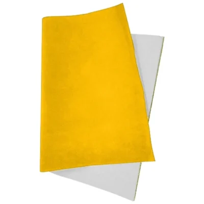 Papel Camurça Amarelo 40 cm X  60 cm  - Vmp