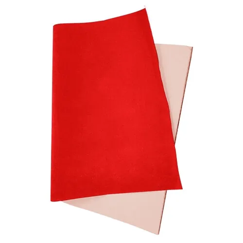 Papel Camurça Vermelho 40 cm X  60 cm  - Vmp