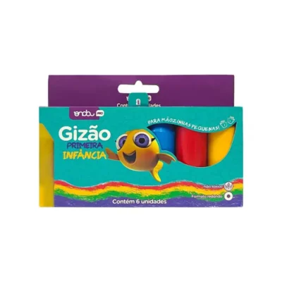 Gizão De Cera Primeira Infância C/ 6 Cores UN. - Onda