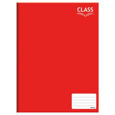 Caderno Brochura Class 48 Fls Vermelho - Foroni