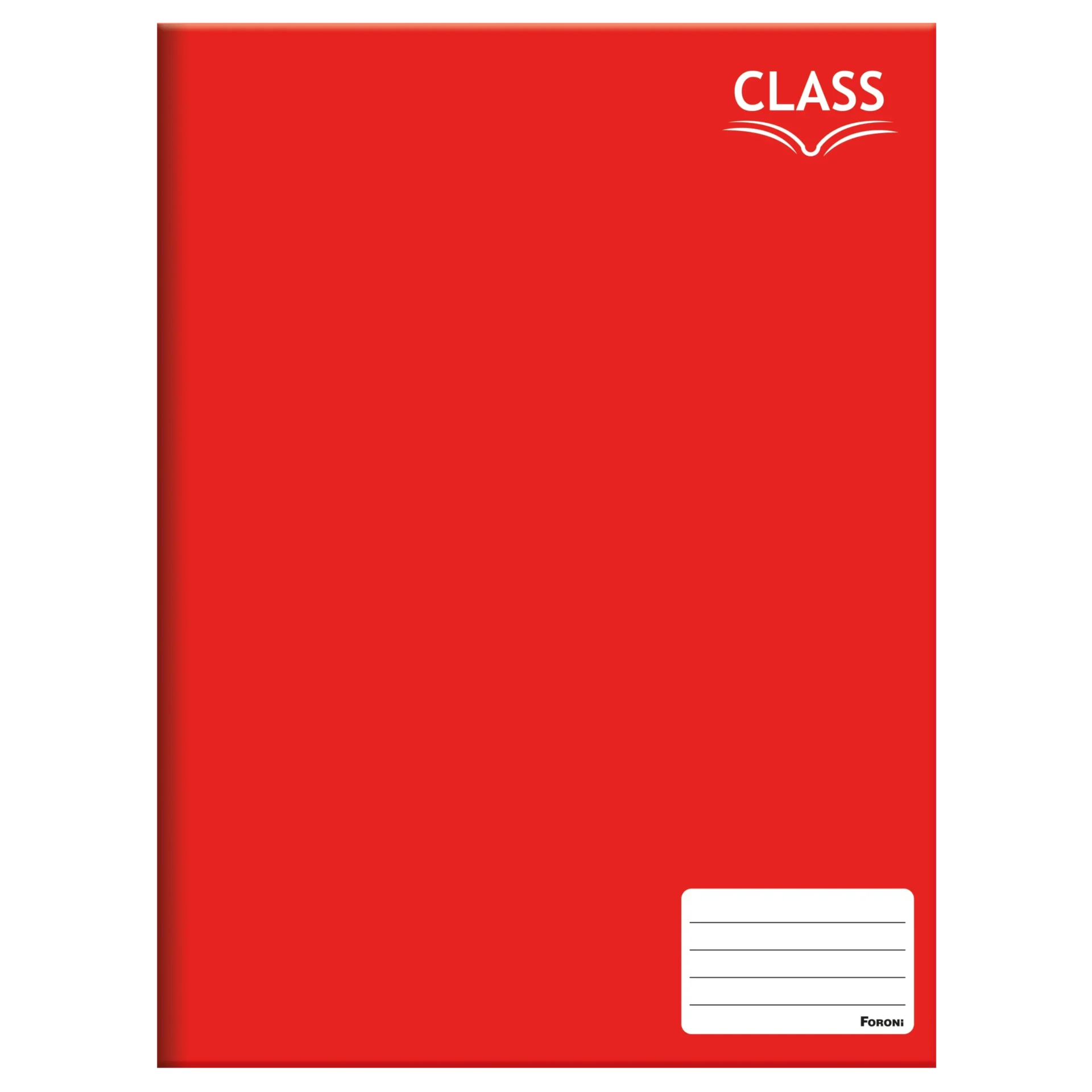 Caderno Brochura Class 48 Fls Vermelho - Foroni