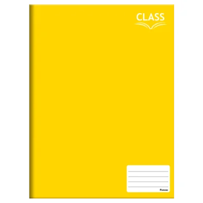 Caderno Brochura Class 48 Fls Amarelo - Foroni