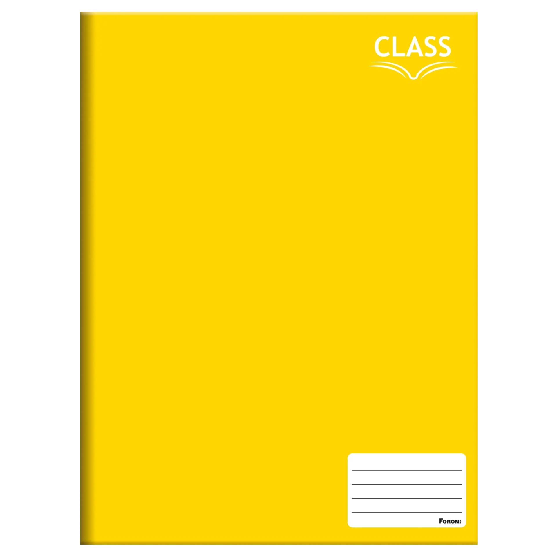 Caderno Brochura Class 48 Fls Amarelo - Foroni