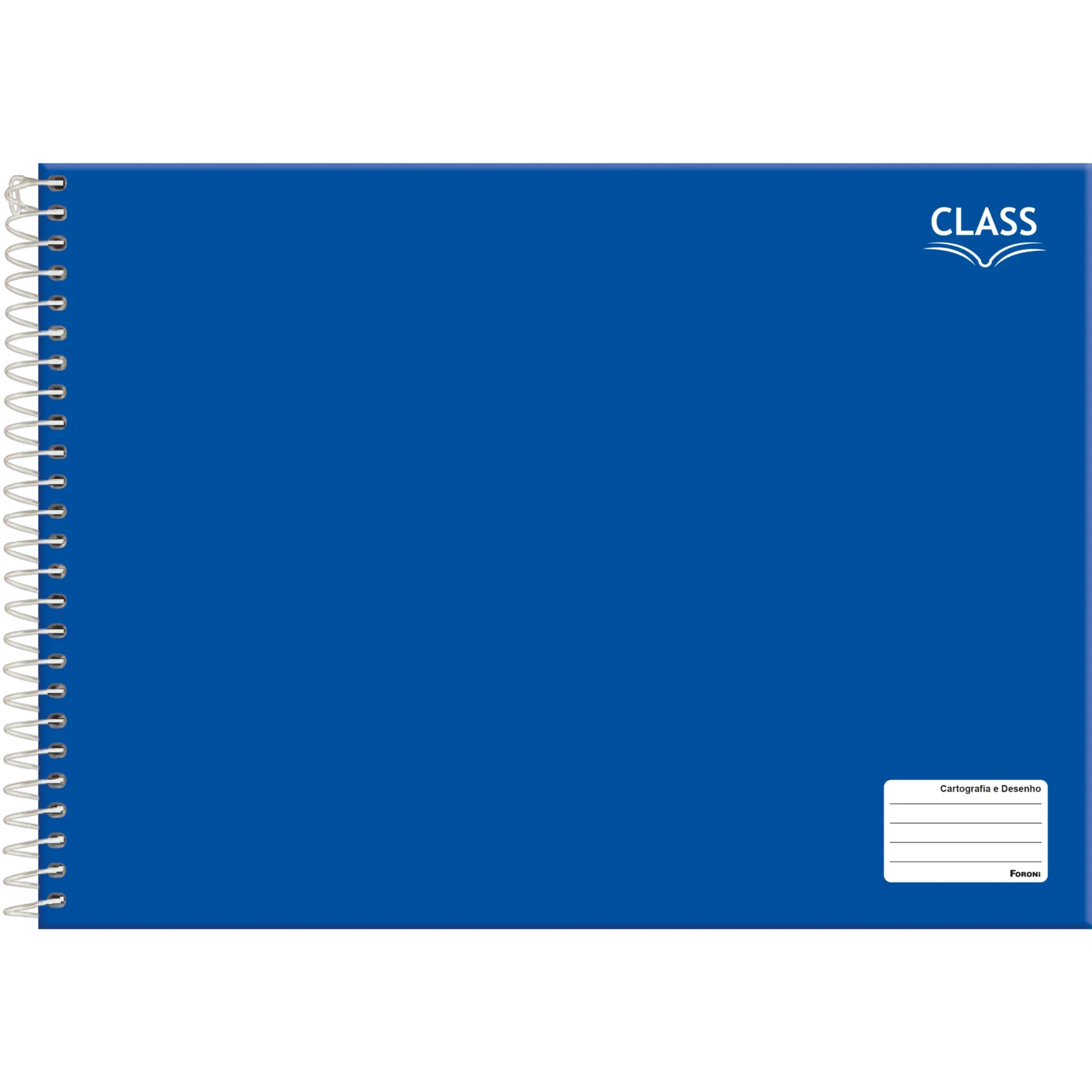 Caderno Cartografia E Desenho 96 Fls Class Azul - Foroni