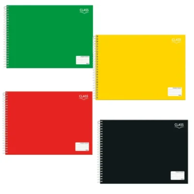 Caderno Cartografia E Desenho 96 Fls Class Amarelo - Foroni