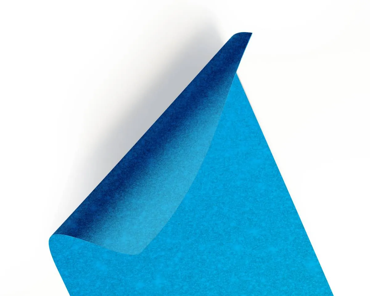 Folha Eva Metalizado/ Glitter Azul Claro 40 cm X 48 cm  - Onda