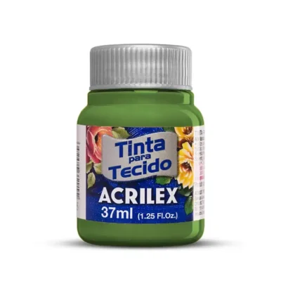 Tinta P/ Tecido Verde Grama 37 ml  - Acrilex
