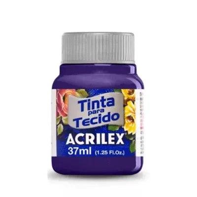 Tinta P/ Tecido Violeta 37 ml  - Acrilex