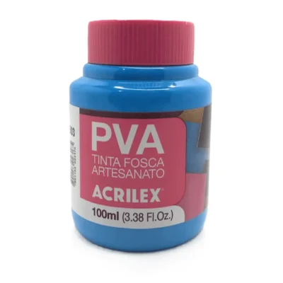 Tinta Fosca P/ Artesanato PVA Azul Celeste 100 ml  - Acrilex