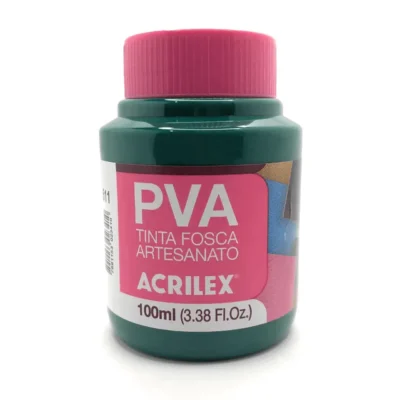 Tinta Fosca P/ Artesanato PVA Verde Bandeira 100 ml  - Acrilex