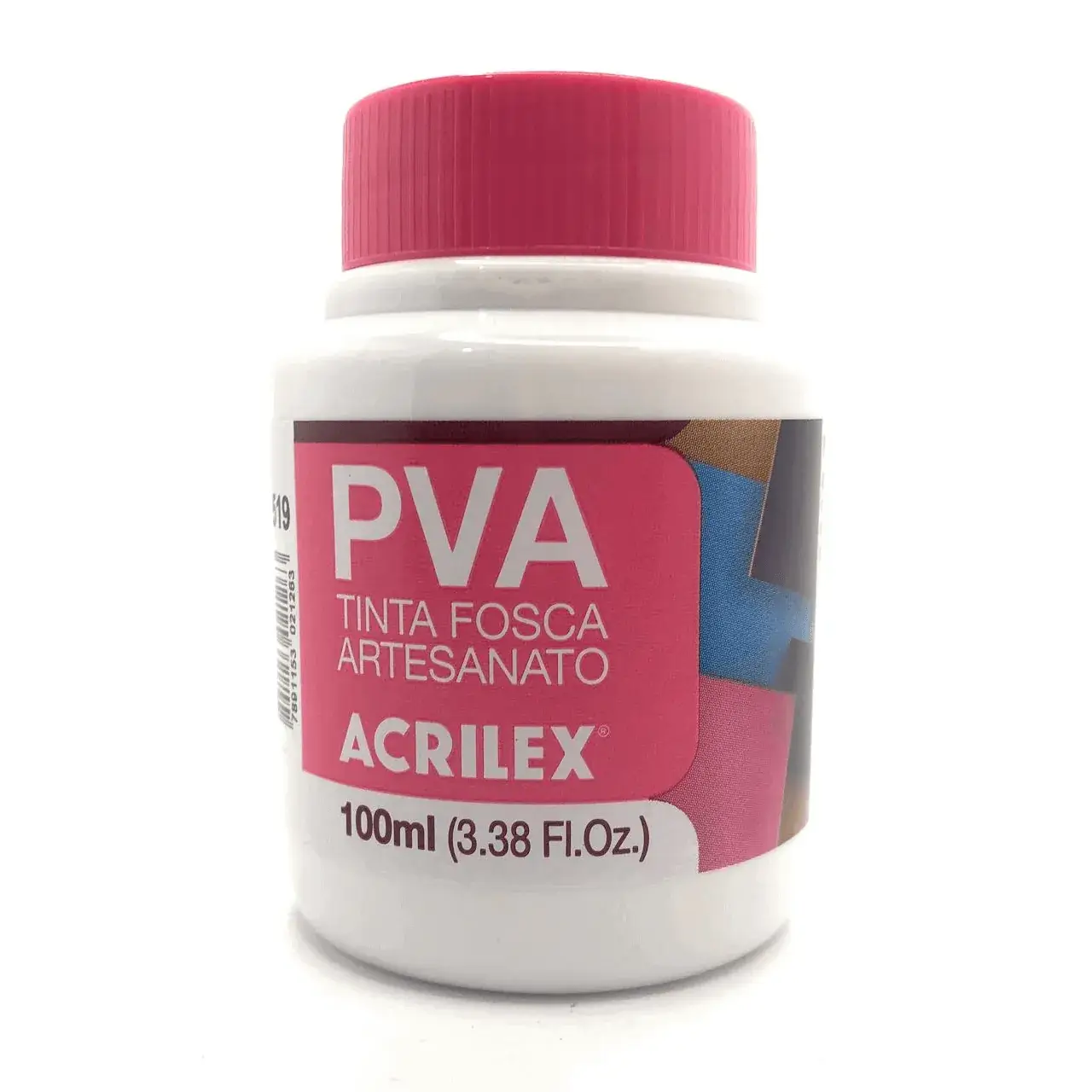 Tinta Fosca P/ Artesanato PVA Branco 100 ml  - Acrilex