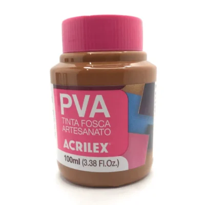 Tinta Fosca Artesanato PVA 37 ml Marrom  - Acrilex