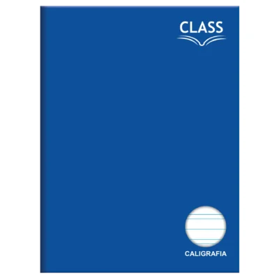 Caderno Caligrafia 140 X 200 mm Class Azul 80 Flsls - Foroni