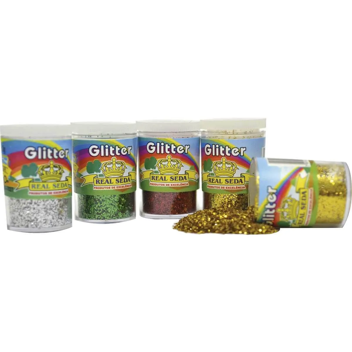 Pote De Glitter 3 G UN. - Real Seda ( Cores Diversas )