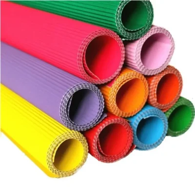 Papel Corrugado 80 cm X 50 cm Un. - Vmp (Cores Sortidas)