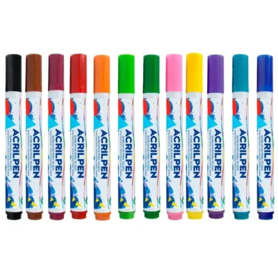 Marcador P/ Tecido Acrilpen - Acrilex (Cores Sortidas)