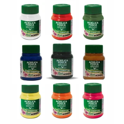 Tinta Acrílica Fosca 37 Ml - Acrilex (Cores Sortidas)