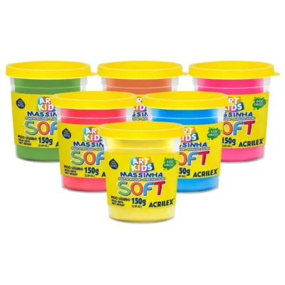 Massa De Modelar Soft 150 G - Acrilex (Cores Sortidas)