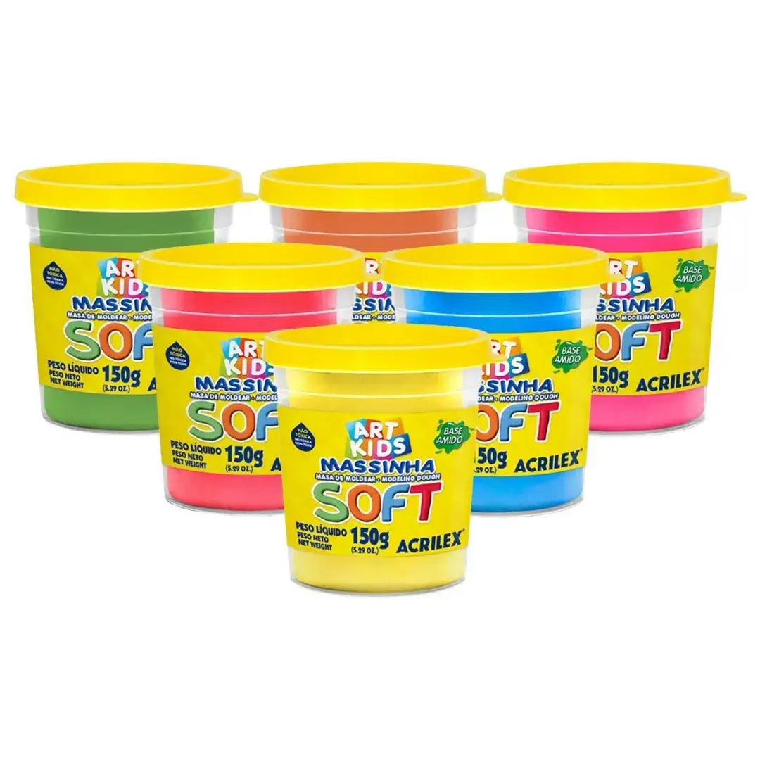 Massa De Modelar Soft 150 G - Acrilex (Cores Sortidas)