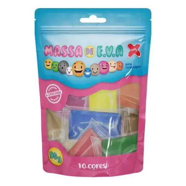 Massa De Eva 50 G - Make+ (Cores Sortidas)