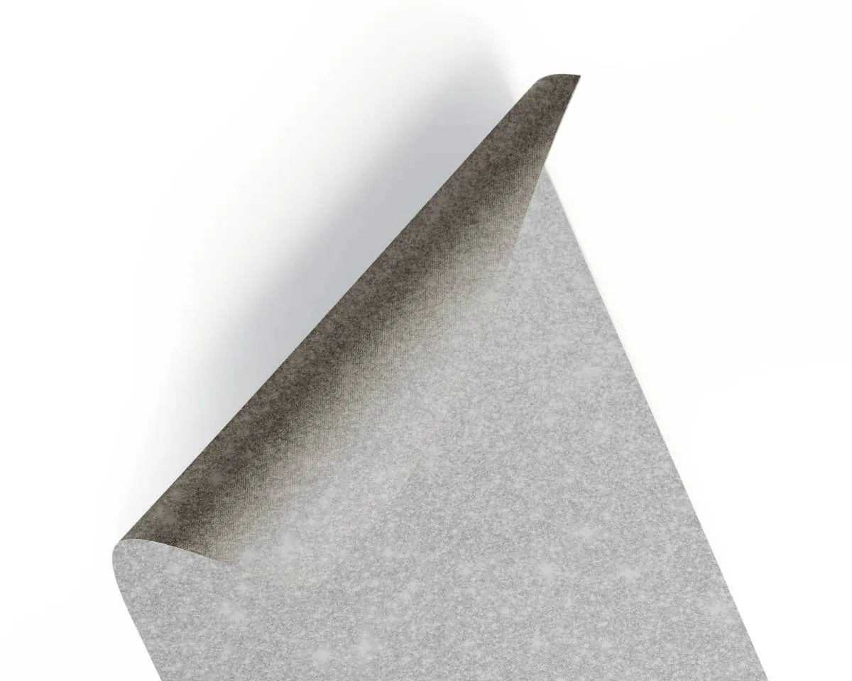 Folha Eva Metalizado/ Glitter Prata 40 cm X 48 cm  - Onda