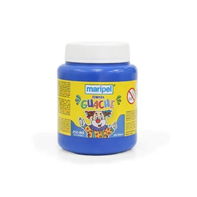 Tinta Guache Azul 250 ml  - Maripel