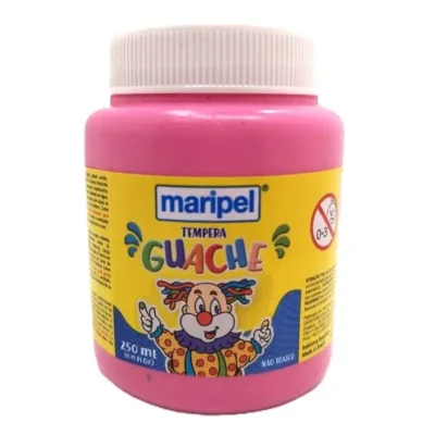 Tinta Guache Rosa 250 ml  - Maripel