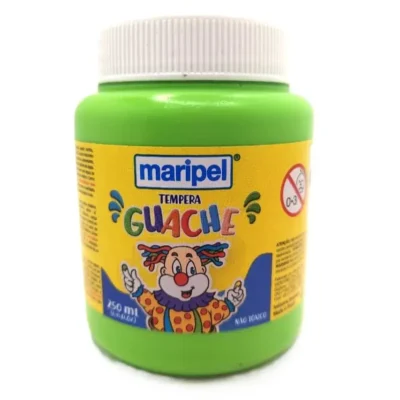 Tinta Guache Verde Claro 250 ml  - Maripel