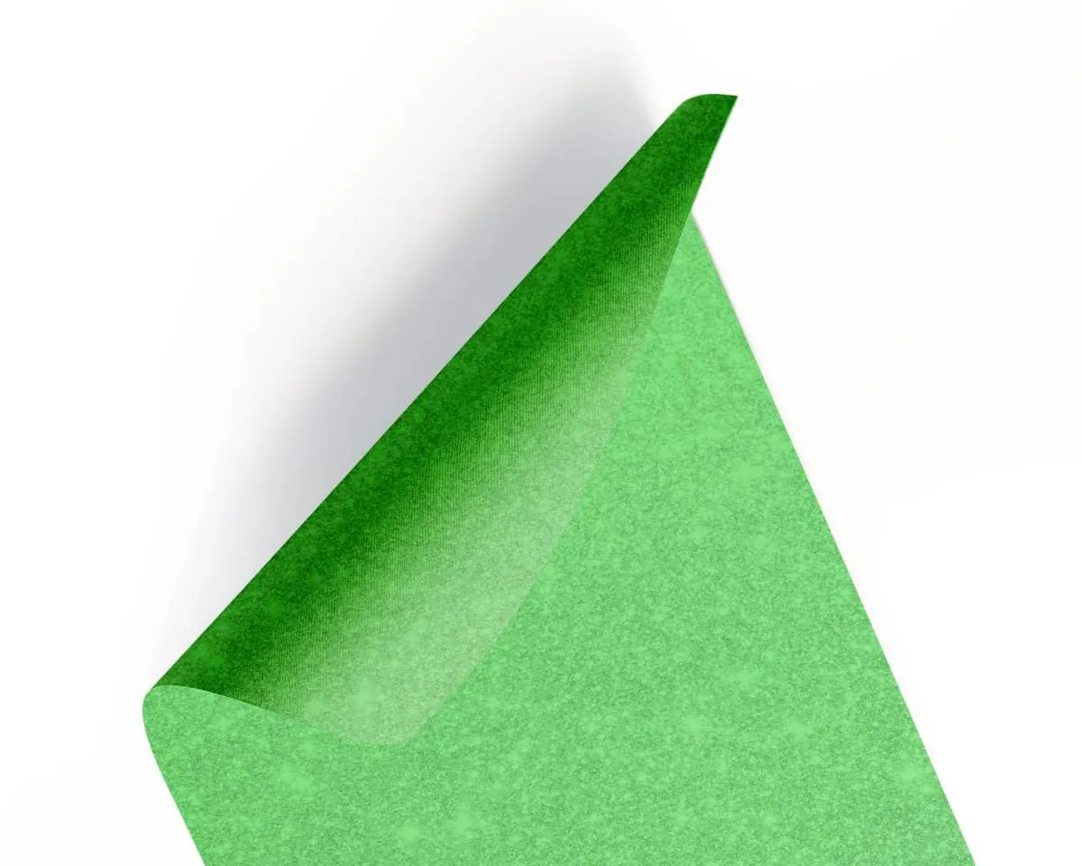 Folha Eva Metalizado/ Glitter Verde Claro 40 cm X 48 cm  - Onda