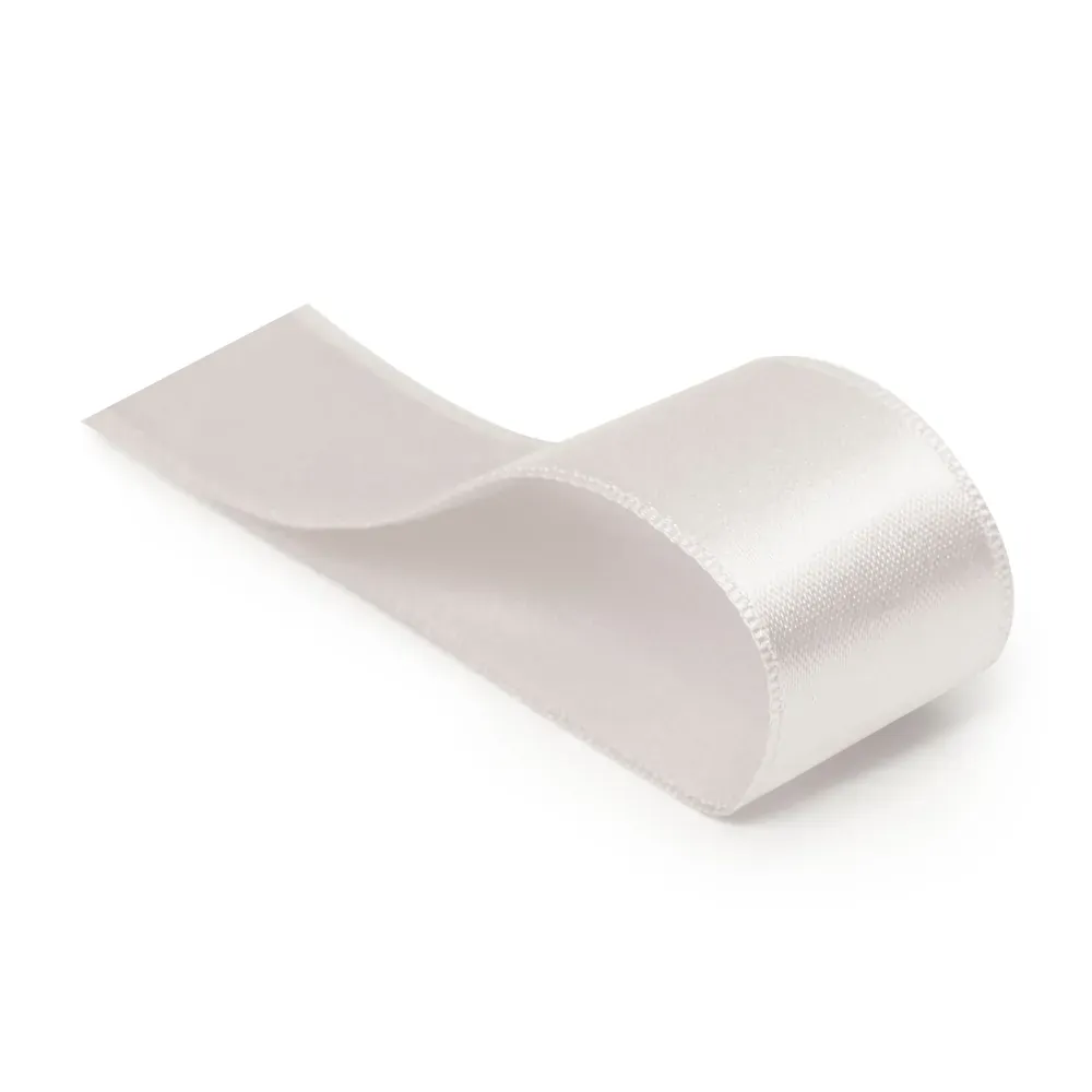 Fita De Cetim Liso Branco 21,5 mm x 10 m UN. - Cromus