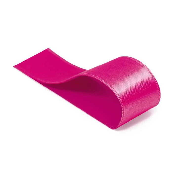 Fita De Cetim Liso Pink 21,5 mm x 10 m UN. - Cromus