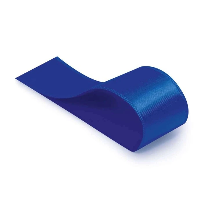 Fita De Cetim Liso Azul Royal 21,5 mm x 10 m UN. - Cromus