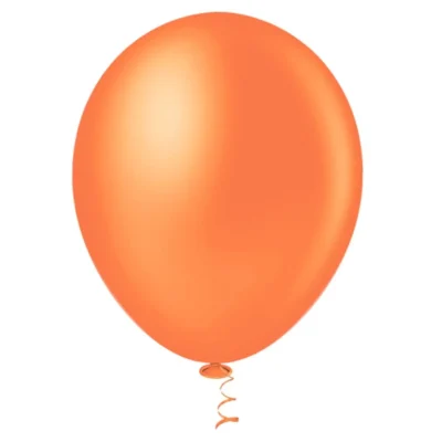 Balão De Soprar N° 9 Laranja Liso C/ 50  - Pic Pic