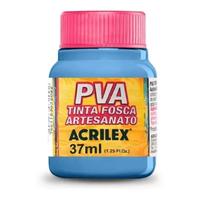 Tinta Fosca Artesanato PVA 37 ml Azul Inverno  - Acrilex