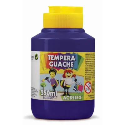 Tinta Guache Violeta 250 ml - Acrilex