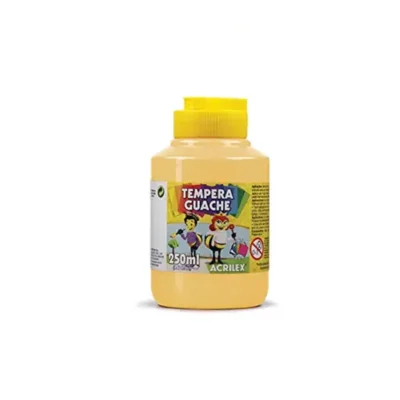 Tinta Guache Amarelo Pêssego 250 Ml - Acrilex