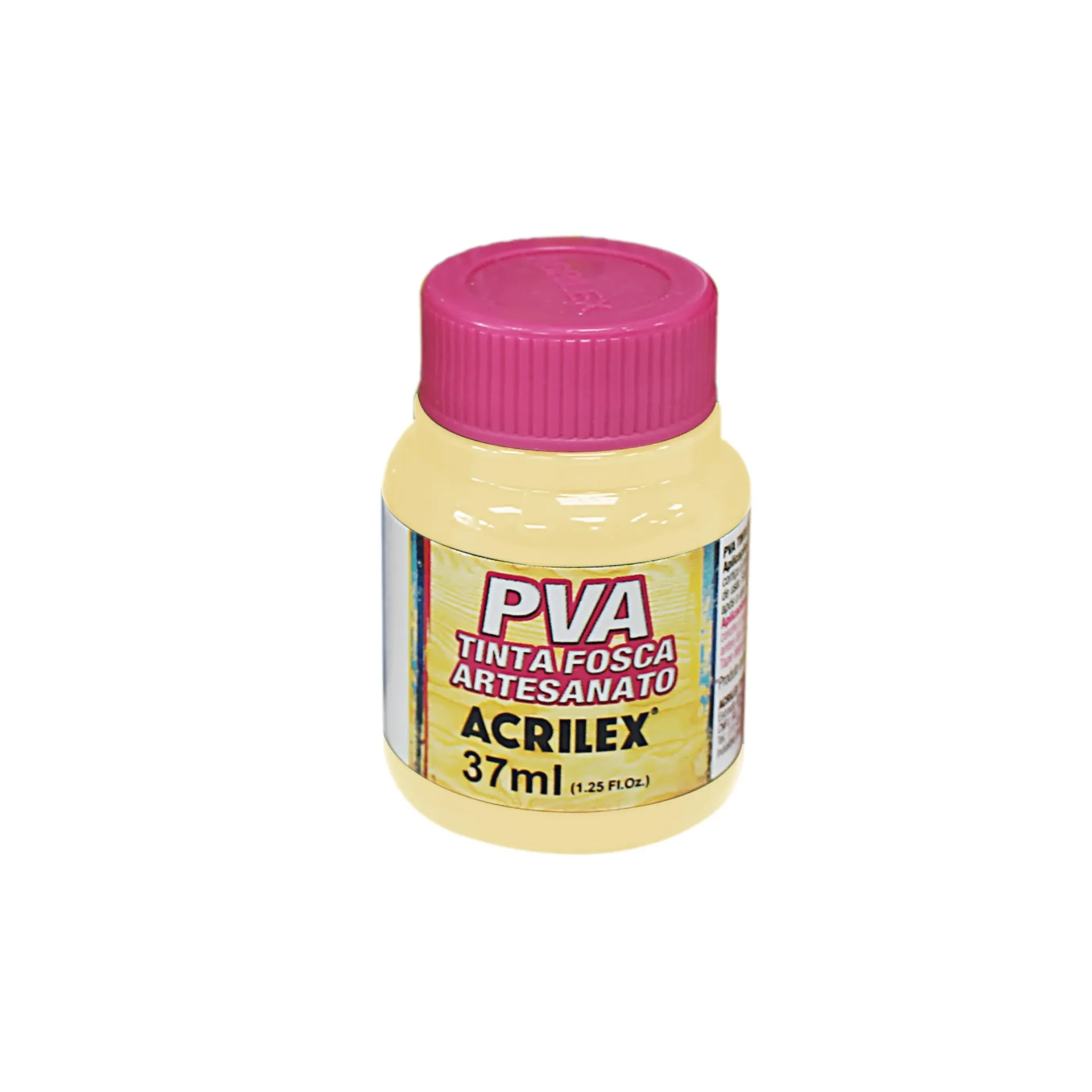 Tinta Fosca Artesanato PVA 37 ml Amarelo Bebê  - Acrilex