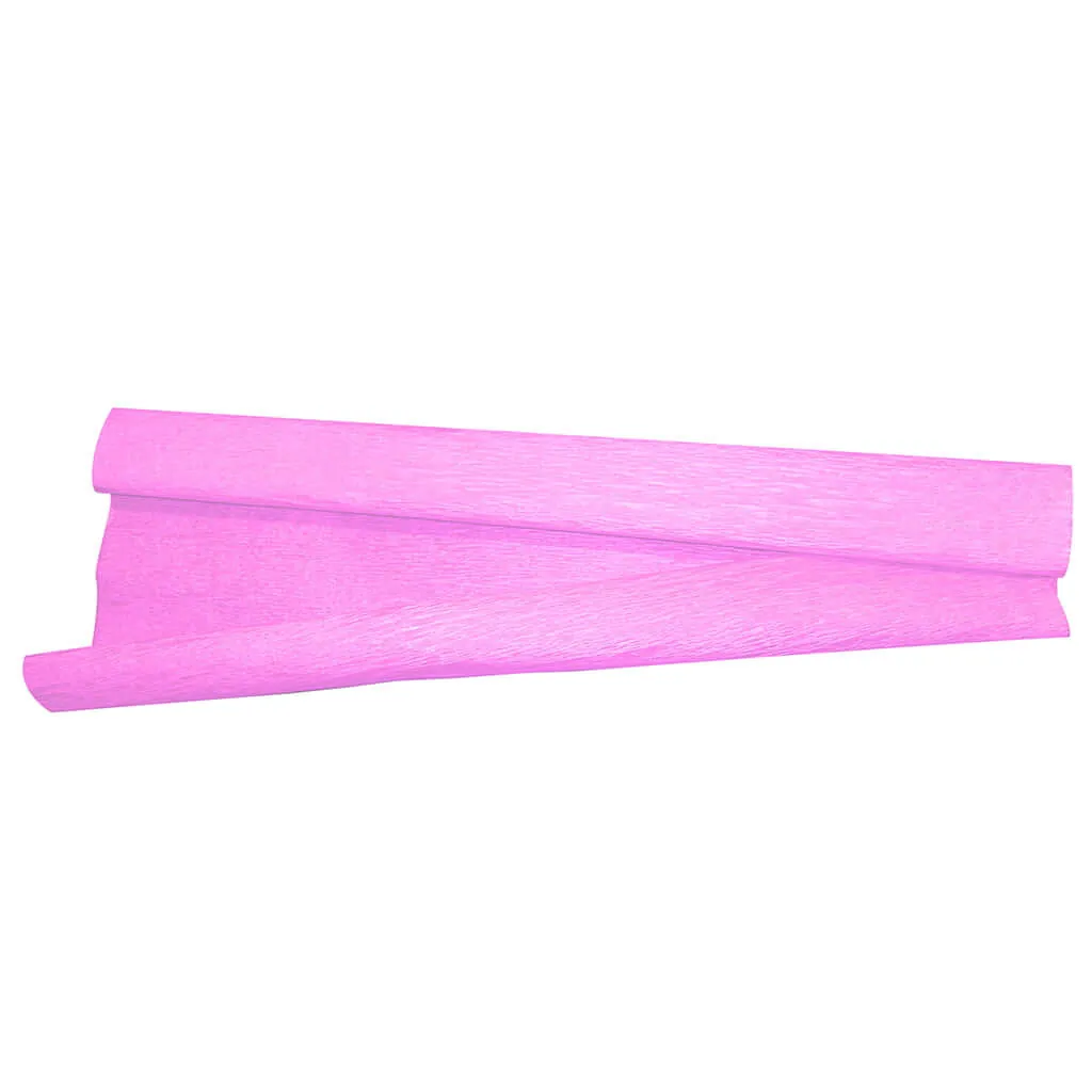 Papel Crepom Rosa Claro 48cm X 2M - Vmp
