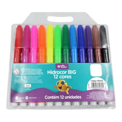 Caneta Hidrocor Big C/12 Cores UN. - Onda