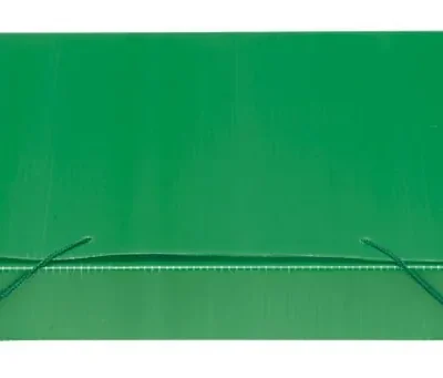 Pasta Plástica Verde C/ Elástico 30 mm X  245 mm 335 mm - Alaplast