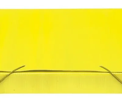 Pasta Polionda Amarela C/ Elástico A4 35 mm X 245 mm X 340 mm  -Polibras