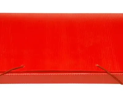 Pasta Polionda C/ Elástico Ofício 249 mm X 332 mm X 20 mm Vermelha - Polibras
