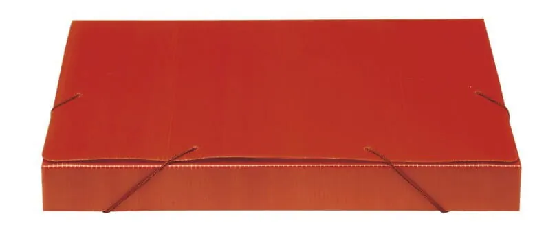 Pasta Polionda Vermelha C/ Elástico Ofício 35 mm X 245 mm X 340 mm  - Polibras